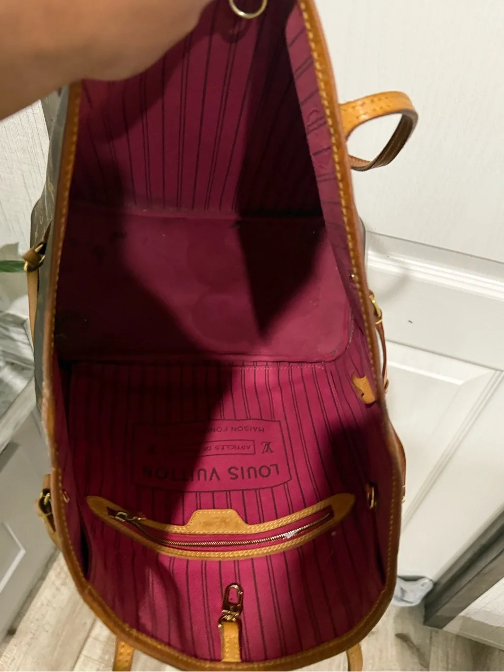 Louis Vuitton Monogram Canvas Tote in Brown and Tan